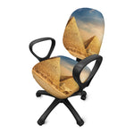 Pyramid Sunset Print Office Chair Cover