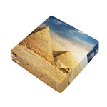 Pyramid Sunset Print Outdoor Seat Cushion Cover