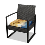 Pyramid Sunset Print Outdoor Seat Cushion Cover