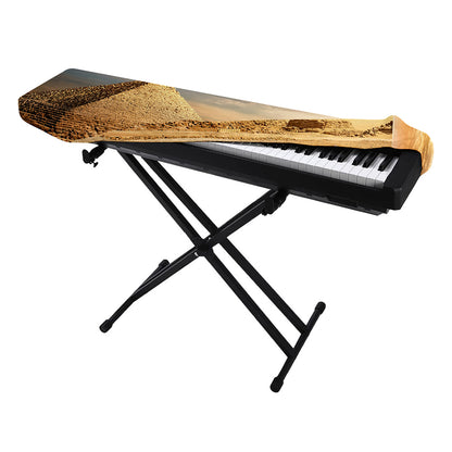 Pyramid Sunset Print Piano Keyboard Cover