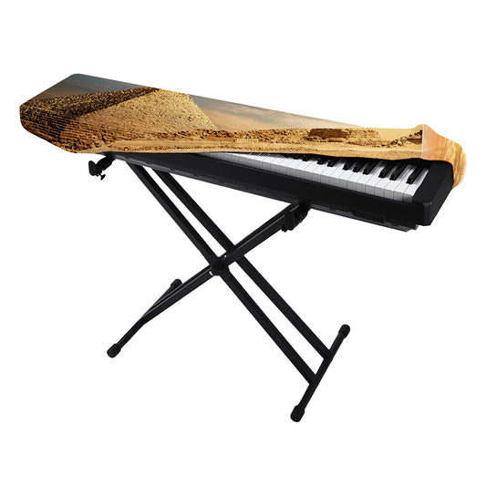 Pyramid Sunset Print Piano Keyboard Cover