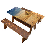 Pyramid Sunset Print Picnic Table Cover