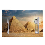 Pyramid Sunset Print Placemat