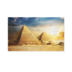 Pyramid Sunset Print Polyester Flag