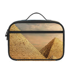 Pyramid Sunset Print Portable Lunch Bag