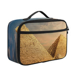 Pyramid Sunset Print Portable Lunch Bag