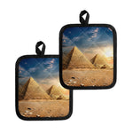 Pyramid Sunset Print Pot Holders