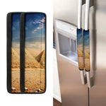 Pyramid Sunset Print Refrigerator Handle Covers