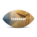 Pyramid Sunset Print Rugby Ball