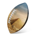 Pyramid Sunset Print Rugby Ball