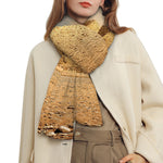 Pyramid Sunset Print Scarf