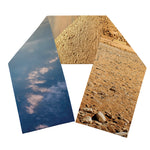 Pyramid Sunset Print Scarf