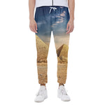 Pyramid Sunset Print Scuba Joggers