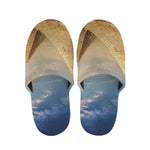 Pyramid Sunset Print Slippers