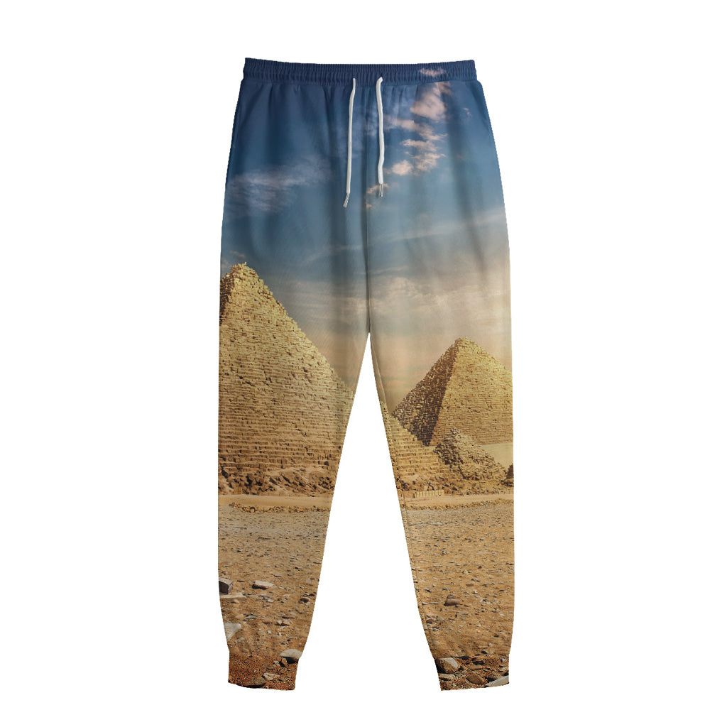 Pyramid Sunset Print Sweatpants