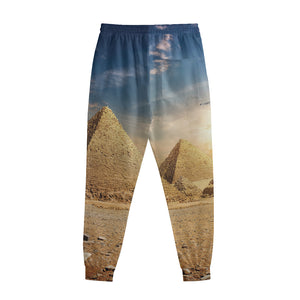 Pyramid Sunset Print Sweatpants