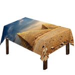 Pyramid Sunset Print Tablecloth