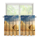 Pyramid Sunset Print Tier Curtains