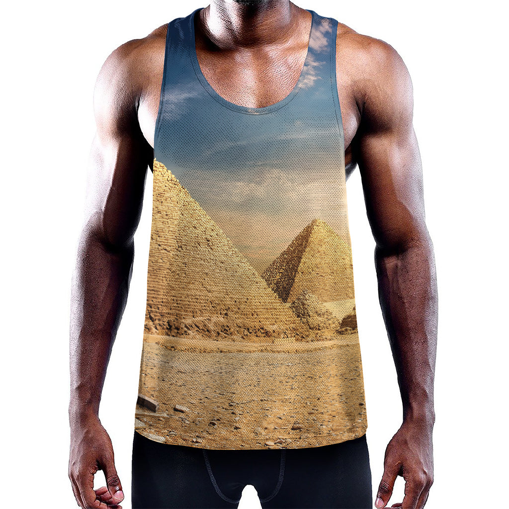 Pyramid Sunset Print Training Tank Top