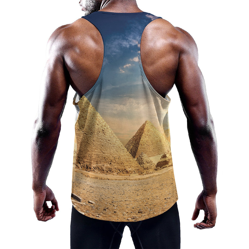 Pyramid Sunset Print Training Tank Top