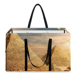 Pyramid Sunset Print Utility Tote Bag
