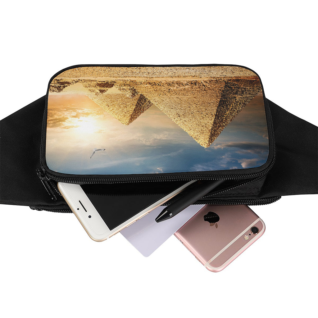 Pyramid Sunset Print Waist Bag