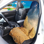 Pyramid Sunset Print Waterproof Car Seat Cover
