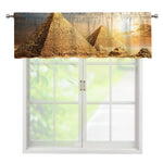 Pyramid Sunset Print Window Valance