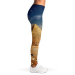 Pyramid Sunset Print Women's Leggings