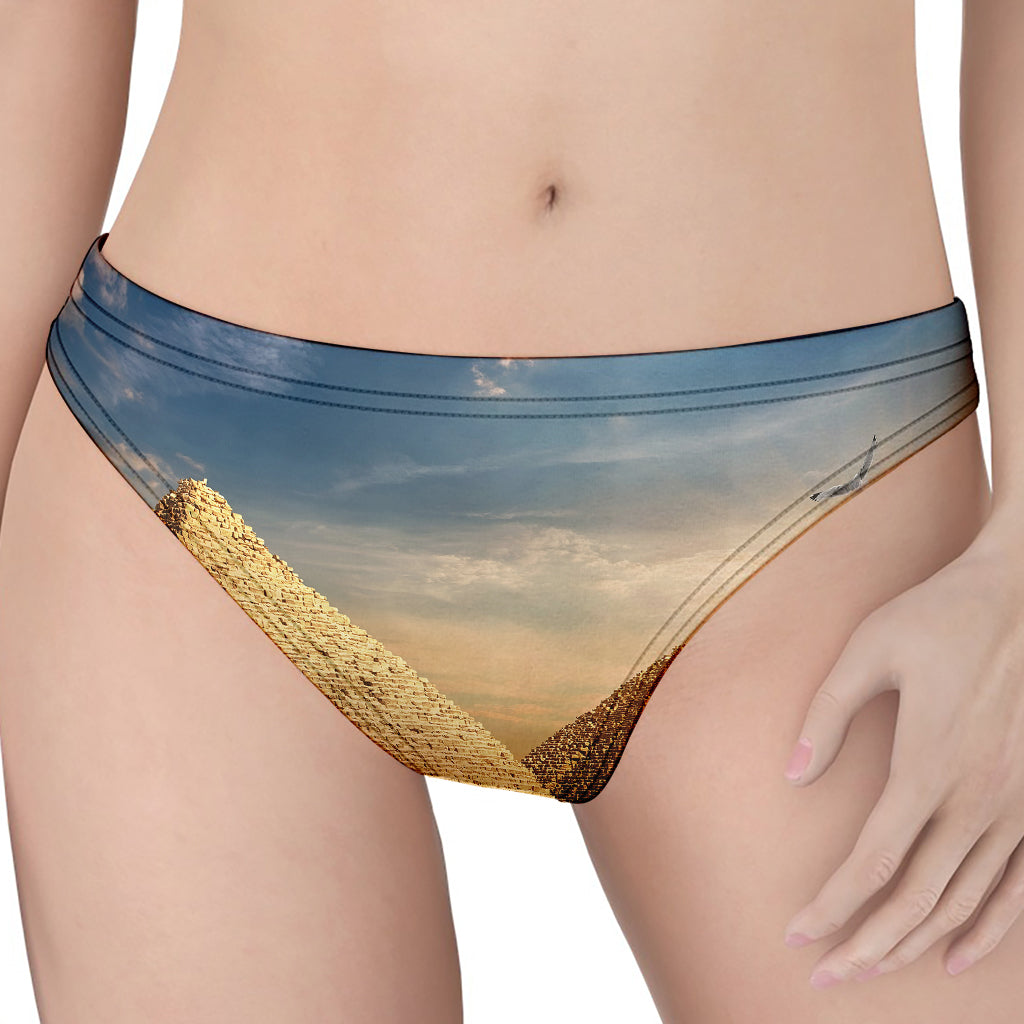 Pyramid Sunset Print Women's Thong