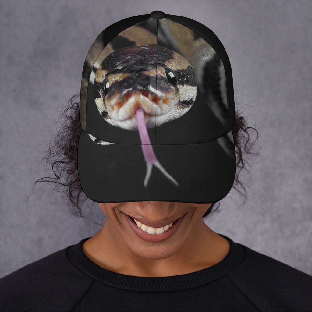 Python Snake Print Baseball Cap
