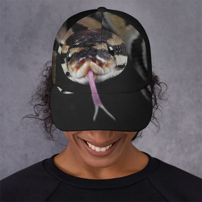 Python Snake Print Baseball Cap