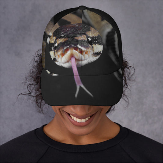 Python Snake Print Baseball Cap