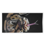 Python Snake Print Beach Towel