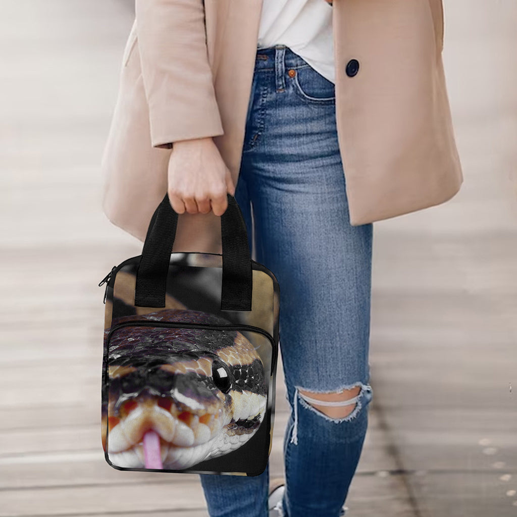 Python Snake Print Bible Tote Bag