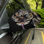 Python Snake Print Car Side Mirror Covers