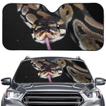 Python Snake Print Car Windshield Sun Shade