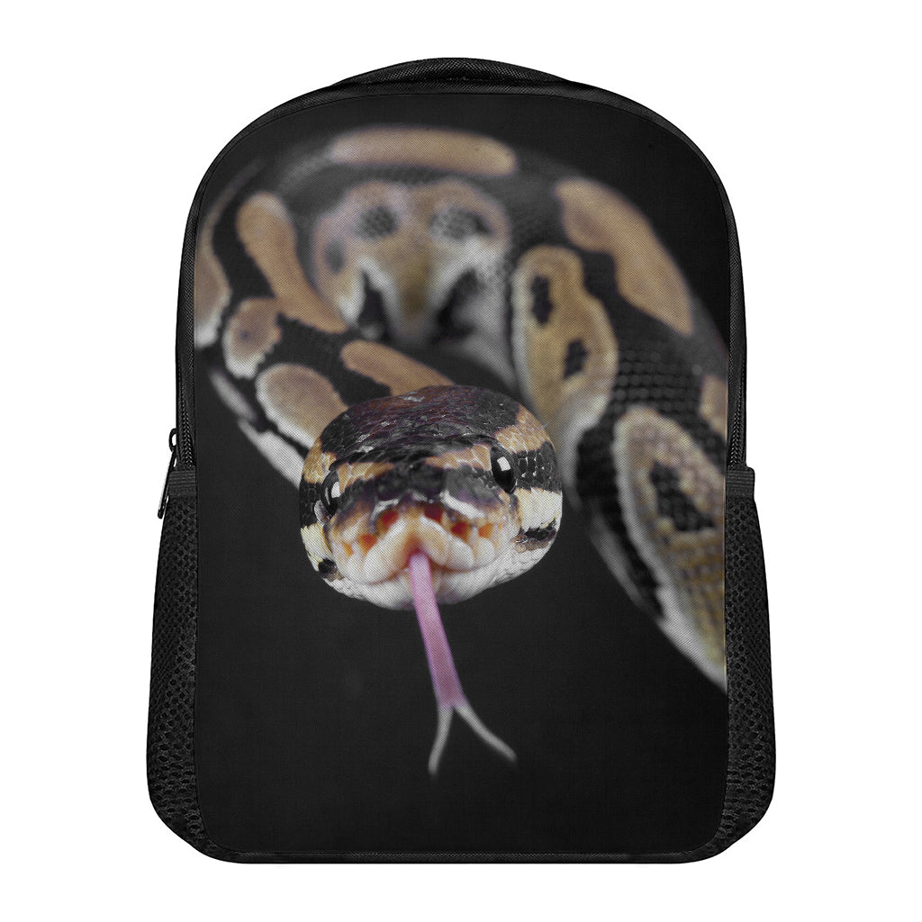 Python Snake Print Casual Backpack
