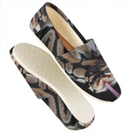 Python Snake Print Casual Shoes