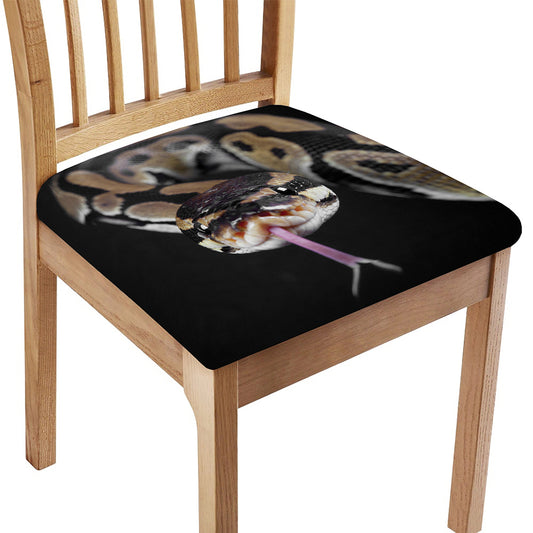 Python Snake Print Chair Cushion Cover