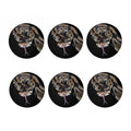 Python Snake Print Coaster Set