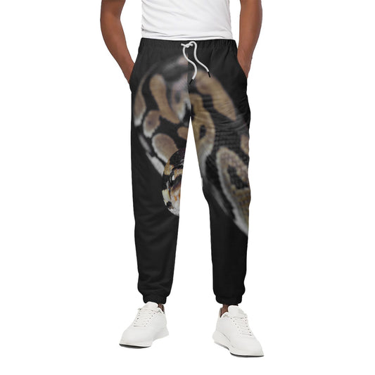 Python Snake Print Cotton Pants