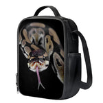 Python Snake Print Crossbody Lunch Bag