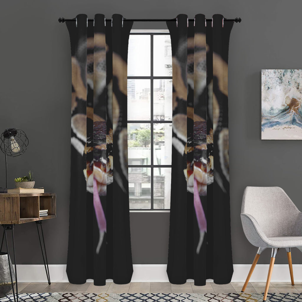 Python Snake Print Curtain