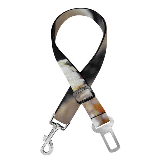 Python Snake Print Dog Seat Belt