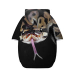 Python Snake Print Dog Zip Up Hoodie