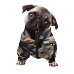 Python Snake Print Dog Zip Up Jacket