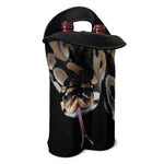 Python Snake Print Double Neoprene Wine Tote