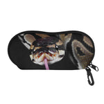 Python Snake Print Glasses Case