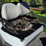 Python Snake Print Golf Cart Seat Cover